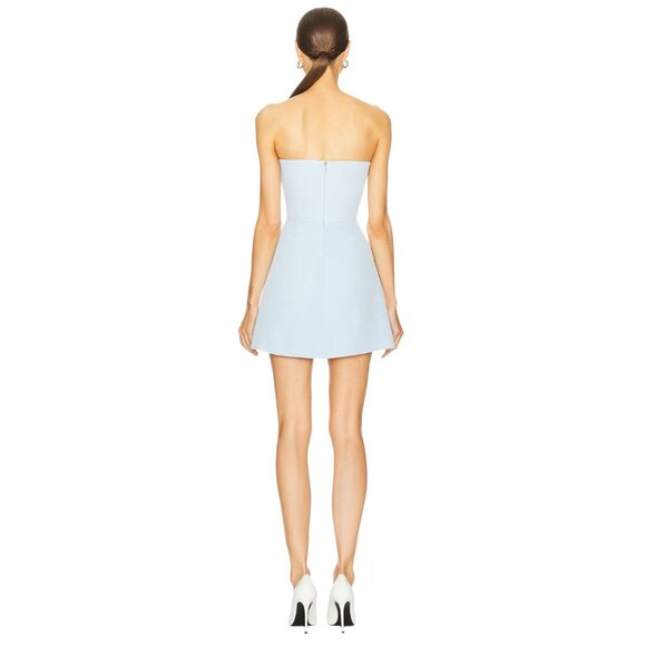 SAU LEE Isla Dress in Baby Blue 2 New Womens Strapless Cocktail Party - Picture 2 of 12
